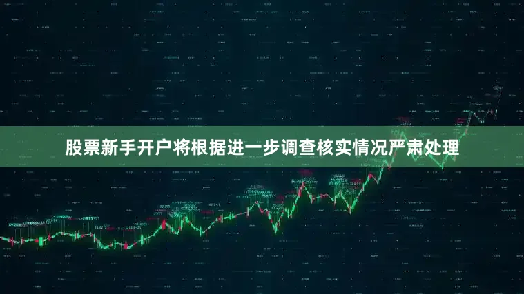 股票新手开户将根据进一步调查核实情况严肃处理